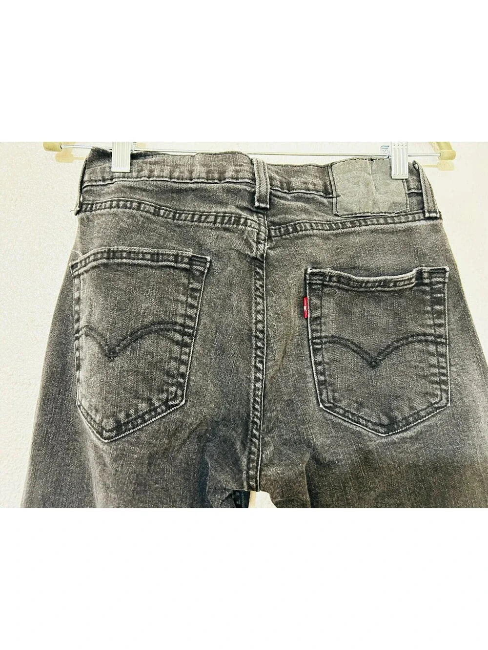 Levis 514 Straight Fit Black Jeans Mens W29 L30 Native Cali Denim Style 0730